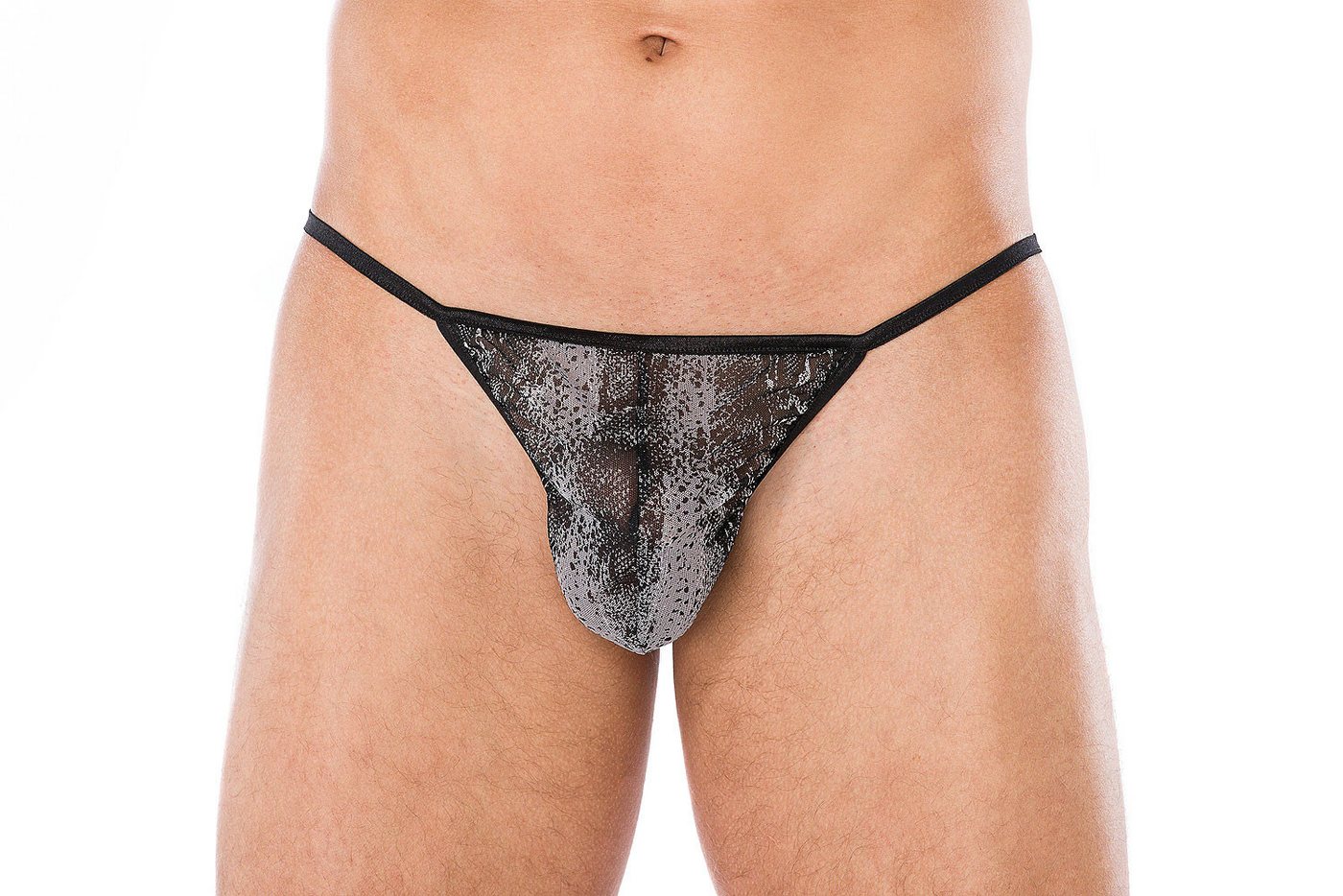 Andalea Men's Collection String Herren Dessous String grau/schwarz transparent mit Schlangenmuster Män Andalea Men's Collection String Herren Dessous String grau/schwarz transparent mit Schlangenmuster Män von Andalea Men's Collection