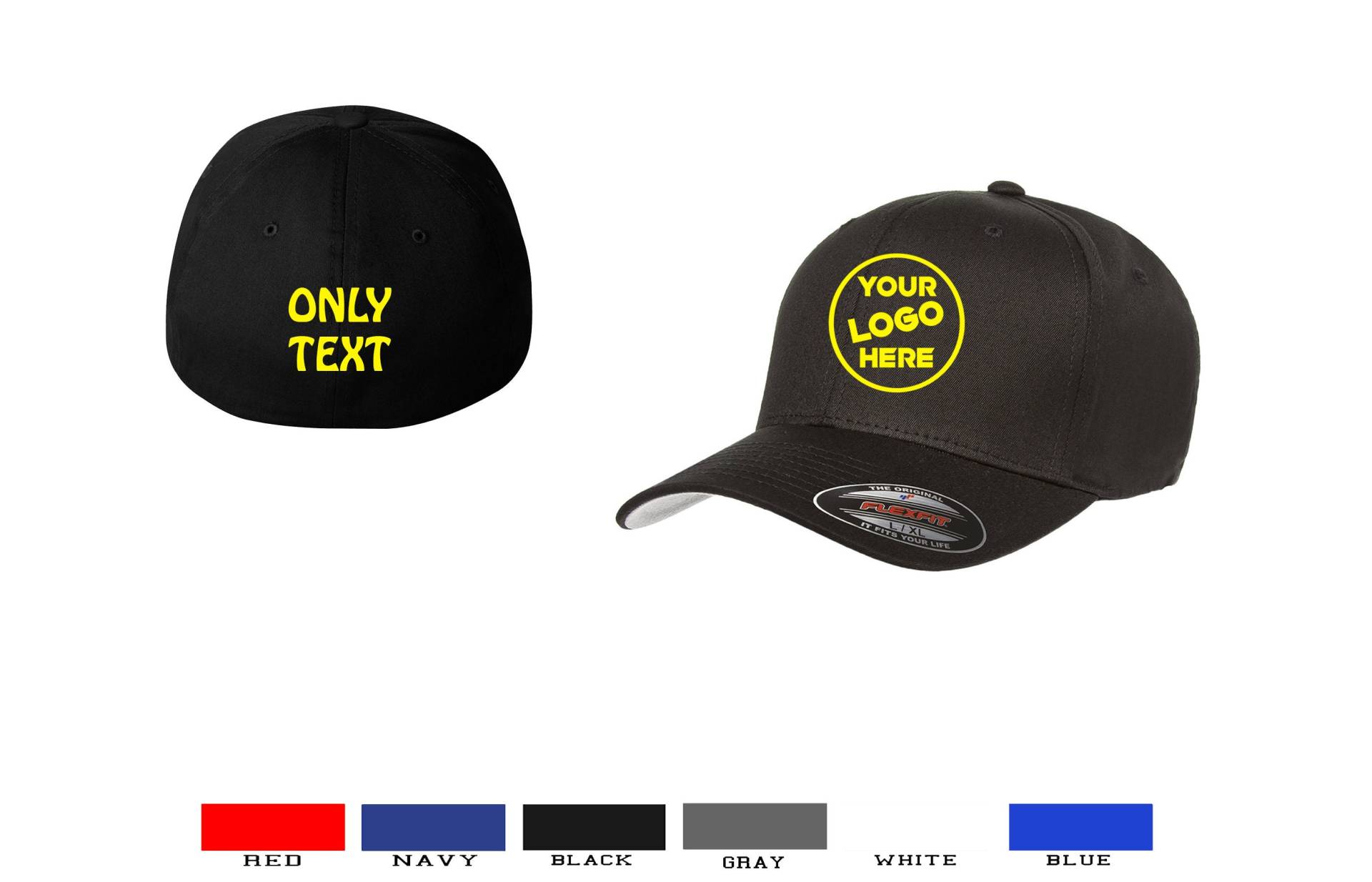 Flexfit Dein Text Oder Logo - Custom Trucker Mützen Unisex Personalisierte Stickerei Flexfit Dein Text Oder Logo - Custom Trucker Mützen Unisex Personalisierte Stickerei von AndalusiaCorp