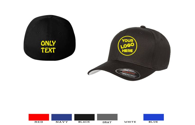 Flexfit Dein Text Oder Logo - Custom Trucker Mützen Unisex Personalisierte Stickerei von AndalusiaCorp