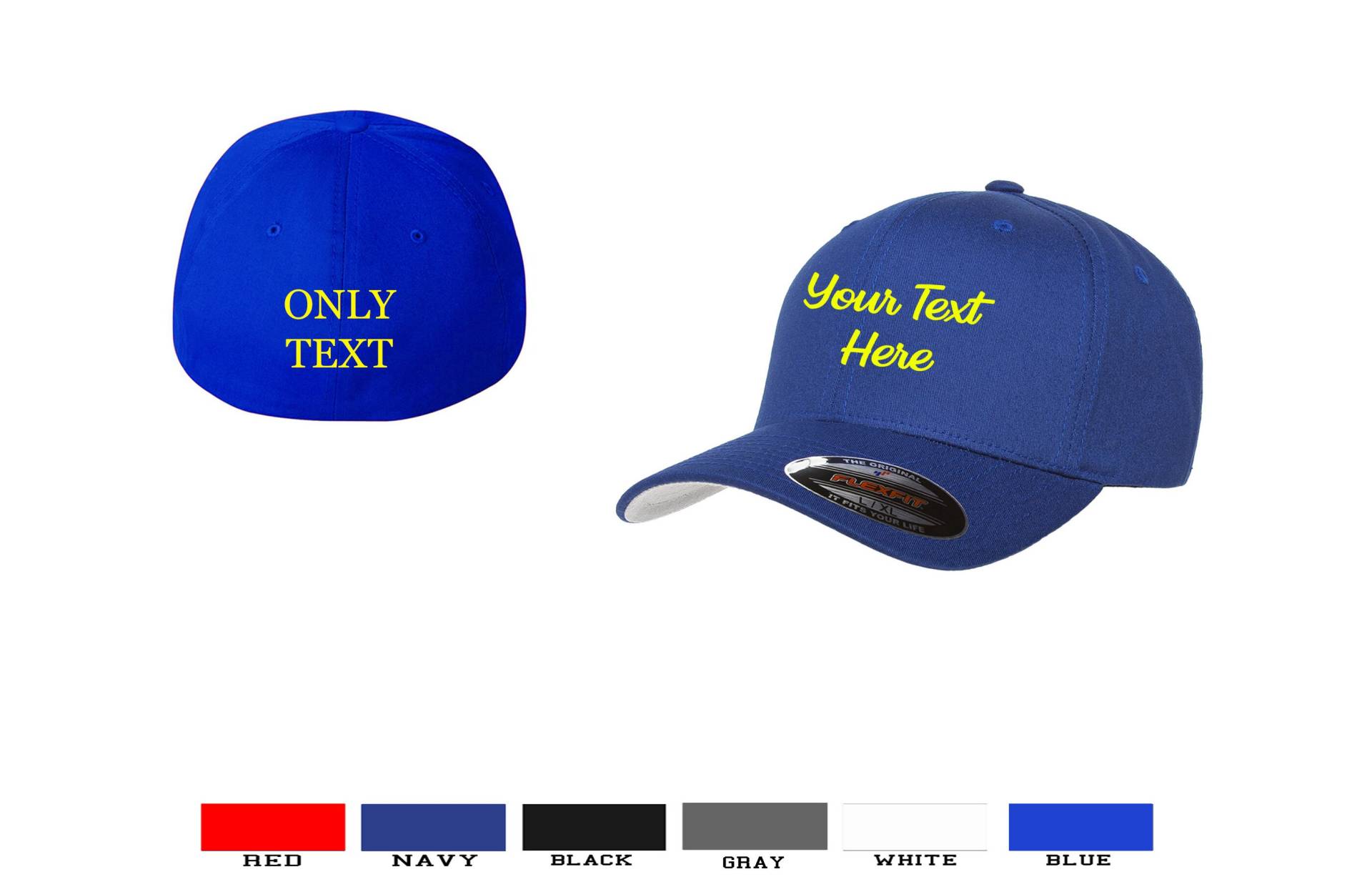 Flexfit Personalisierte Bestickte Mütze | Personalisiertes Logo Gestalte Dein Eigenes Benutzerdefinierter Text Flexfit Personalisierte Bestickte Mütze | Personalisiertes Logo Gestalte Dein Eigenes Benutzerdefinierter Text von AndalusiaCorp