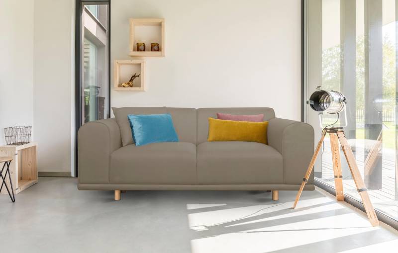 OTTO home 2-Sitzer "Maroon" in skandinavischem Design, mit losen Kissen von Otto Home