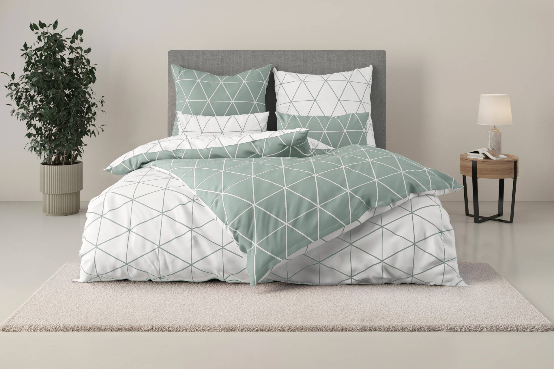 andas Bettwäsche "Balsby" 2 Stk. tlg. von Andas