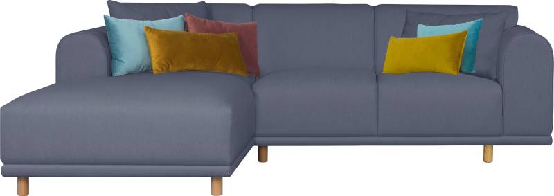 OTTO home Ecksofa "Maroon L-Form" in skandinavischem Design, mit losen Kissen von Otto Home