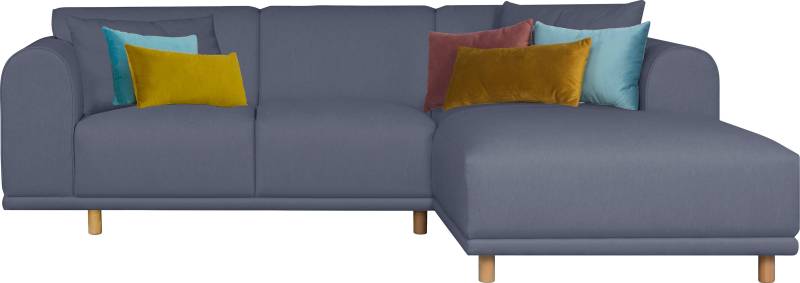 OTTO home Ecksofa "Maroon L-Form" in skandinavischem Design, mit losen Kissen von Otto Home