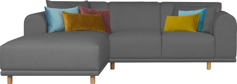OTTO home Ecksofa "Maroon L-Form" in skandinavischem Design, mit losen Kissen von Otto Home