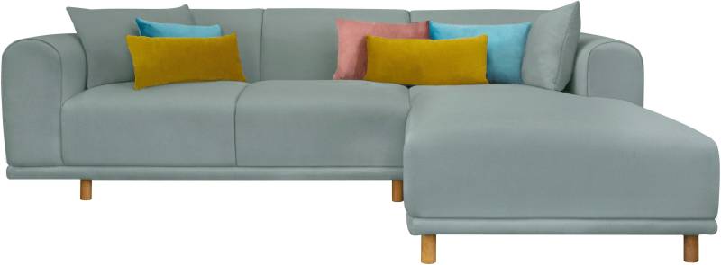 OTTO home Ecksofa "Maroon L-Form" in skandinavischem Design, mit losen Kissen von Otto Home