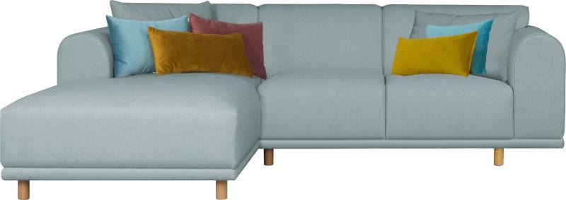 OTTO home Ecksofa "Maroon L-Form" in skandinavischem Design, mit losen Kissen von Otto Home
