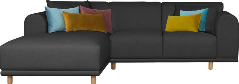 OTTO home Ecksofa "Maroon L-Form" in skandinavischem Design, mit losen Kissen von Otto Home
