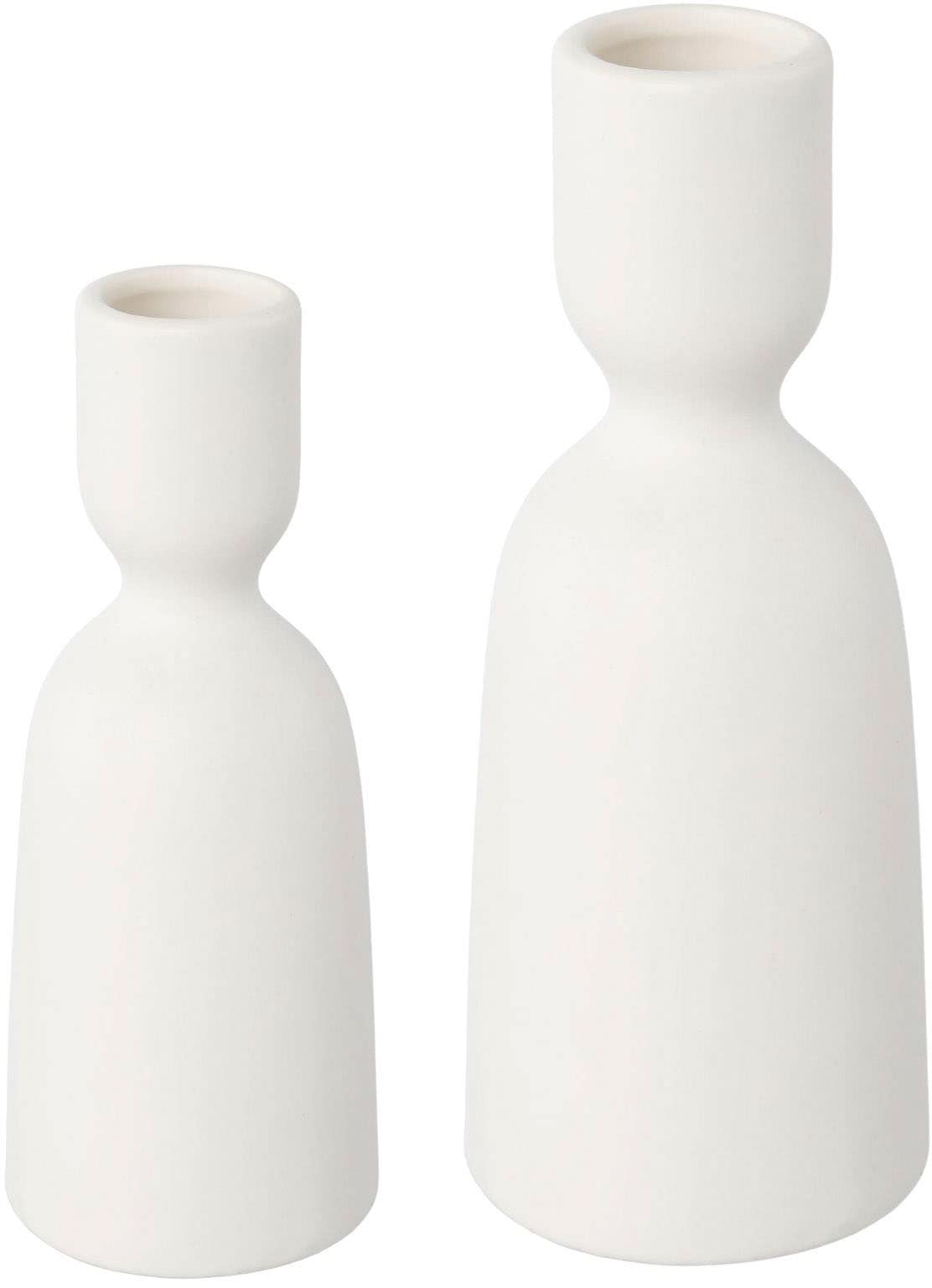 andas Kerzenhalter "Stabkerzenhalter Adalena", (Set, 2 St.), aus Porzellan, im nordischen Design von Andas