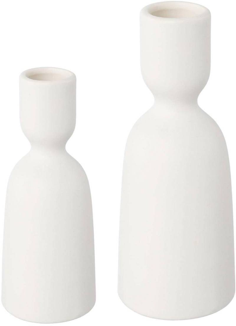 andas Kerzenhalter "Stabkerzenhalter Adalena", (Set, 2 St.), aus Porzellan, im nordischen Design von Andas