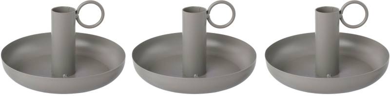andas Kerzenhalter "Stabkerzenhalter Engla", (Set, 3 St.), aus Metall, mit dekorativem Henkel von Andas