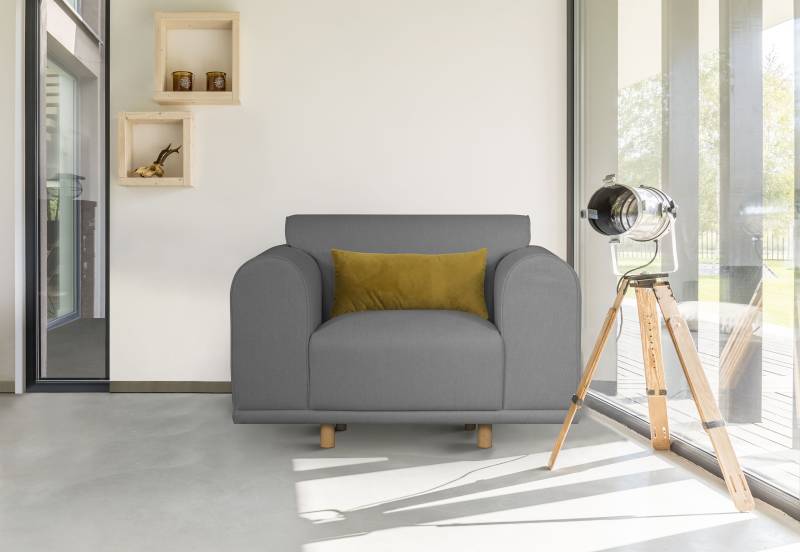 OTTO home Loveseat "Maroon Sessel" in skandinavischem Design, mit losem Kissen von Otto Home