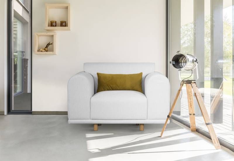 OTTO home Loveseat "Maroon Sessel" in skandinavischem Design, mit losem Kissen von Otto Home