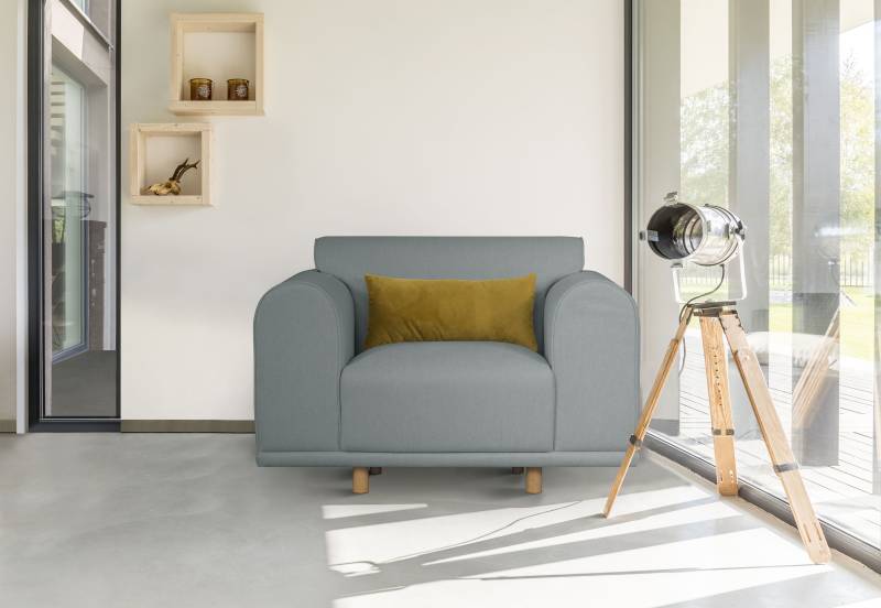 OTTO home Loveseat "Maroon Sessel" in skandinavischem Design, mit losem Kissen von Otto Home