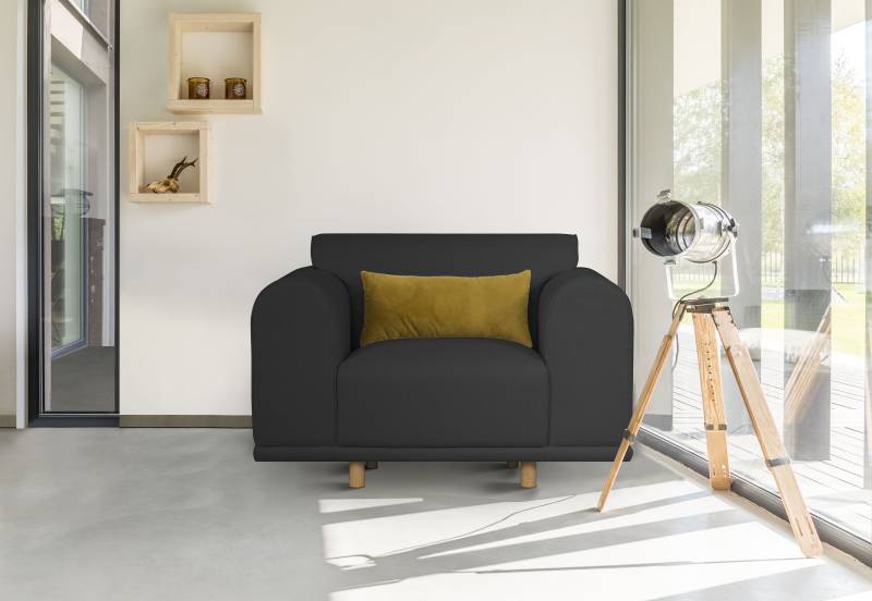 OTTO home Loveseat "Maroon Sessel" in skandinavischem Design, mit losem Kissen von Otto Home