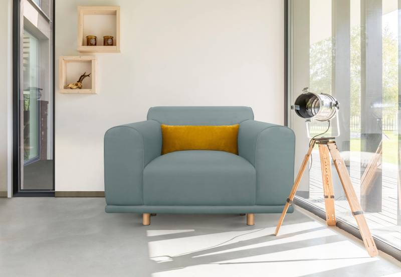 OTTO home Loveseat "Maroon Sessel" in skandinavischem Design, mit losem Kissen von Otto Home
