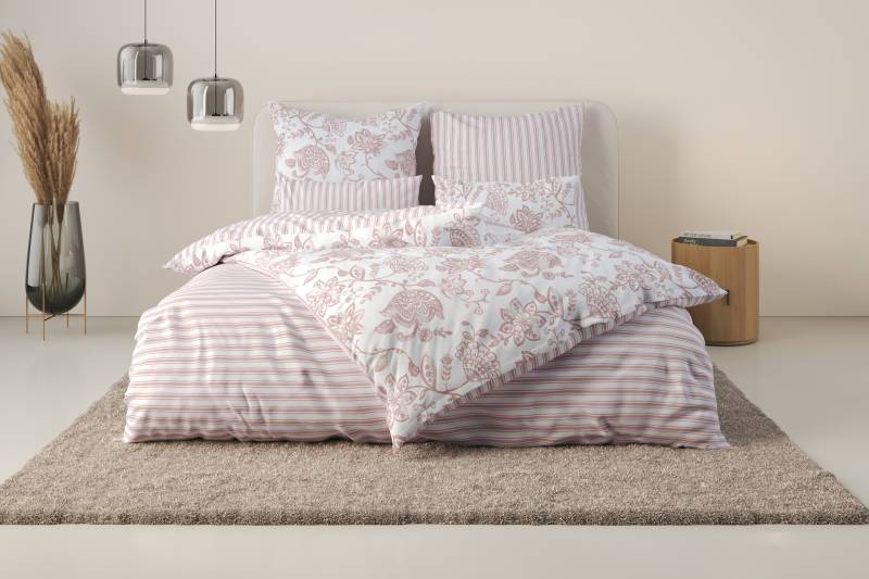 andas Bettwäsche "Nordby" 2 Stk. tlg. Bettwäsche aus Baumwolle, skandinavisches Design, ab Größe 135x200 cm von Andas