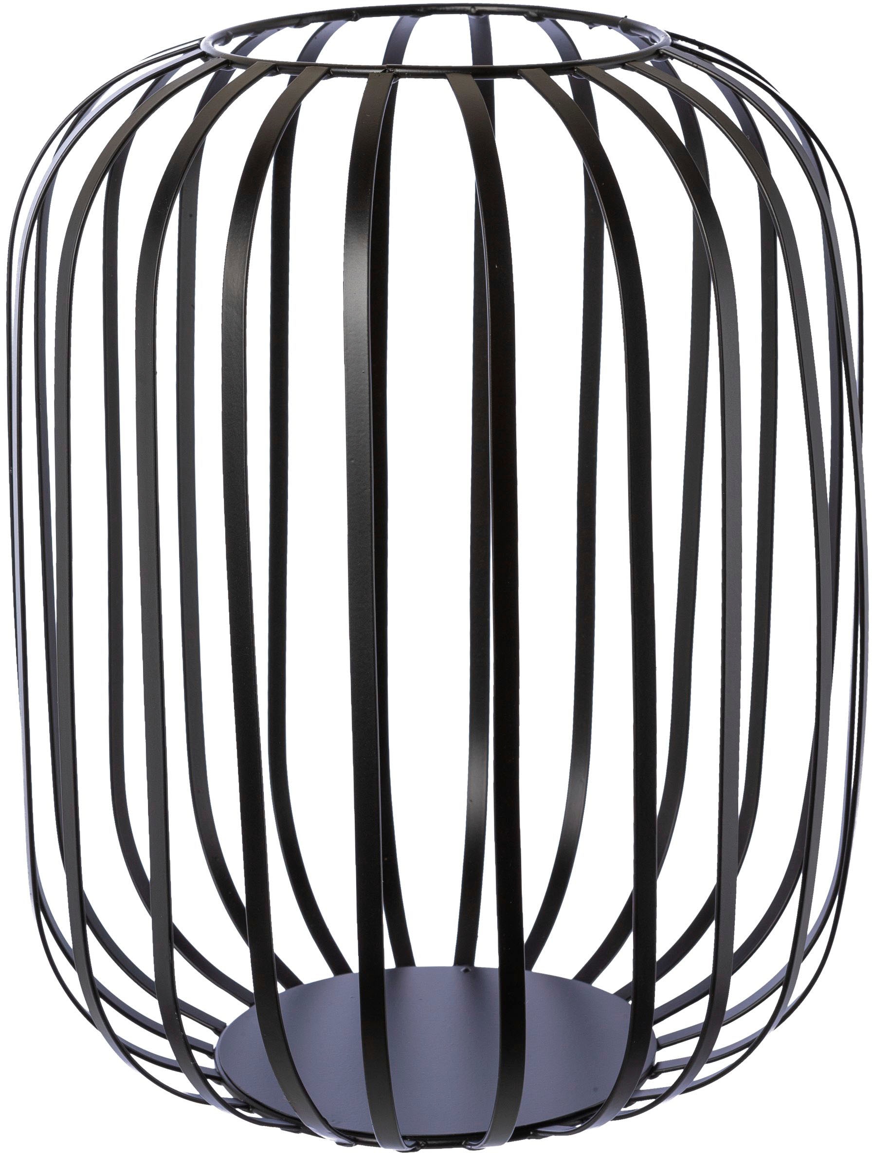andas Windlicht "Dilja, Stumpenkerzenhalter aus Metall", (1 St.), Kerzenhalter im minimalistischen Design von Andas