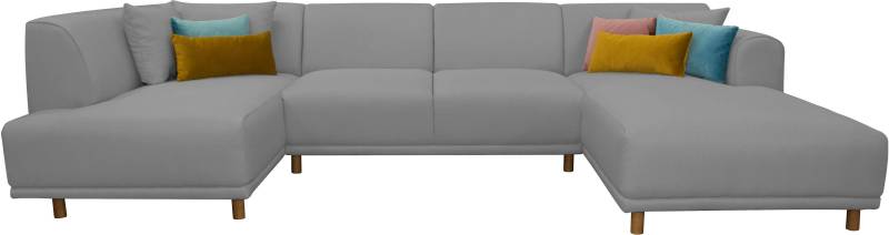 OTTO home Wohnlandschaft "Maroon U-Form" in skandinavischem Design, mit losen Kissen von Otto Home