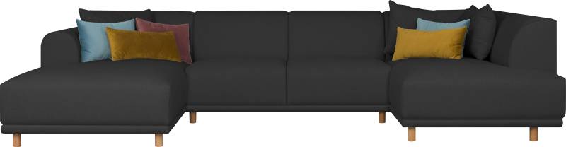 OTTO home Wohnlandschaft "Maroon U-Form" in skandinavischem Design, mit losen Kissen von Otto Home