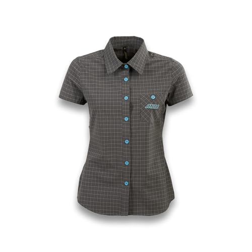 Ande Damen Arizona Camicia Kurzarmhemd | Outdoor, anthrazit, X-Small Ande Damen Arizona Camicia Kurzarmhemd | Outdoor, anthrazit, X-Small von Ande