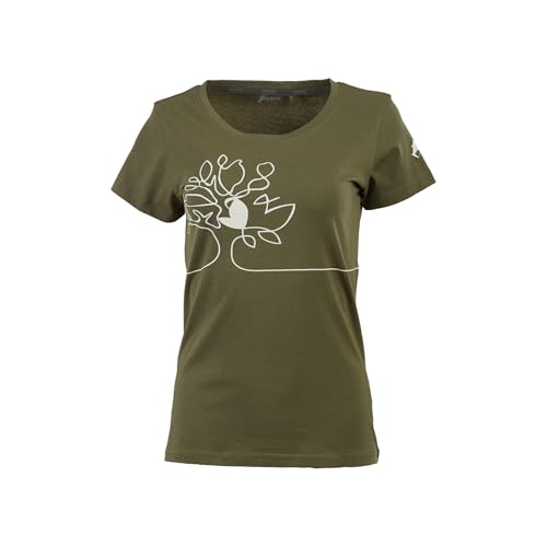 Ande Damen Gaia Lady T-Shirt, Verde FOGLIA, X-Small von Ande
