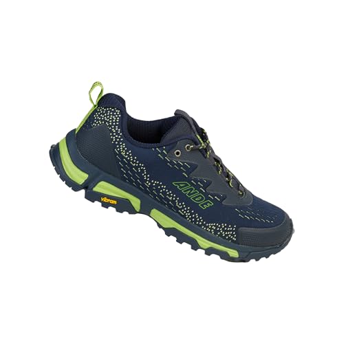 Ande Unisex Grafic Low VIB Trekking Boot, Blu Verde, 42 EU von Ande