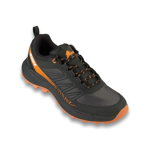 Ande Unisex Shark Trekkingschuh, Schwarz Orange, 42 EU von Ande