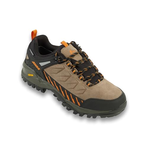 Ande Unisex Sniper Low Vib Wp Trekkingschuh, Braun Orange, 43 EU von Ande