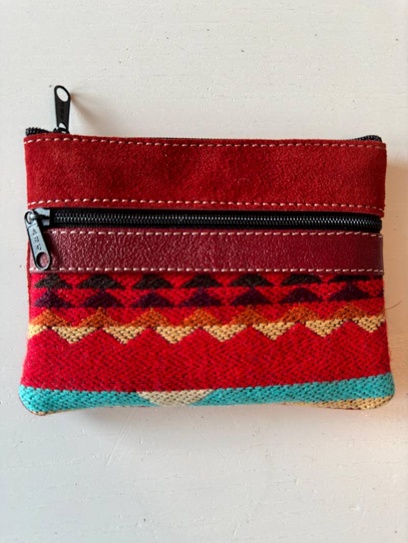 Ledergeldbörse, Handgefertigt Von Den Ureinwohnern Ecuadors von Andeantreasuresch