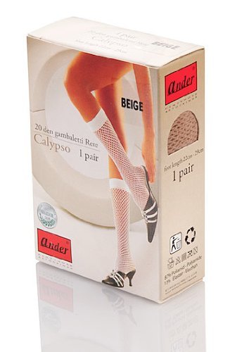 Calypso Netz-Kniestrumpf, 20 den, bronzo one size von Ander