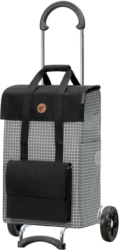Andersen - Andersen Hedda Campus Shopper 51l 40kg Traglast MADE in GERMANY grau Schwarz von Andersen