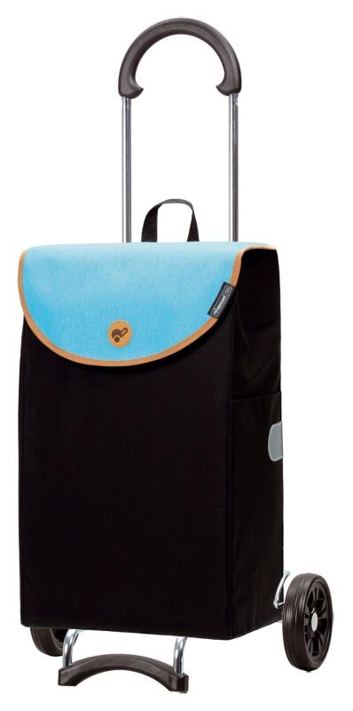 Andersen - Andersen Lova Scala Shopper Tragkraft bis 40kg, 44 Liter Inhalt schwarz/hellblau Schwarz von Andersen