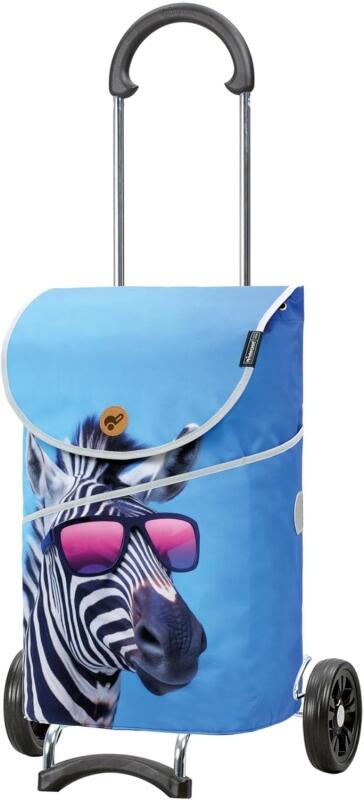 Andersen - Andersen Mix A48 Zebra Scala Shopper 40kg Traglast MADE IN GERMANY blau Blau von Andersen