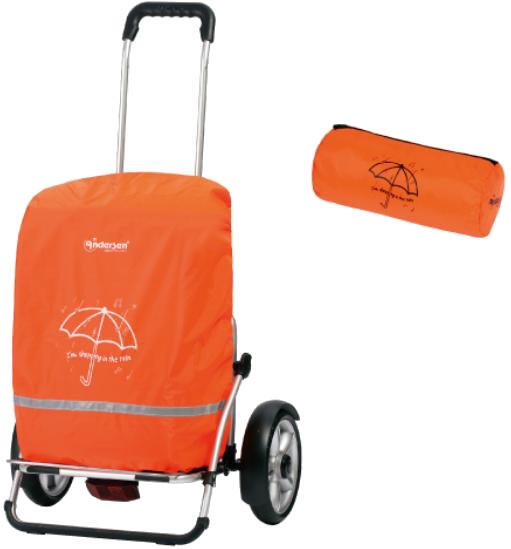 Andersen - Andersen Regencape für Einkaufstrolley Orange von Andersen