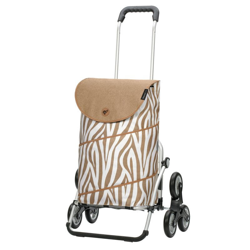 Andersen - Andersen Tyra Royal Shopper Treppensteiger 46l 50kg Tragkraft MADE IN GERMANY zebra von Andersen