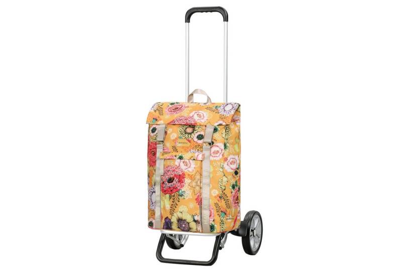 Andersen Einkaufsshopper Alu Star Shopper mit Tasche Basil Bloom in Gelb oder Blau von Andersen