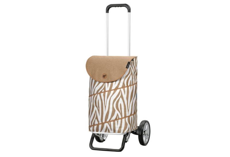 Andersen Einkaufsshopper Alu Star Shopper mit Tasche Tyra in Zebra oder Leo von Andersen