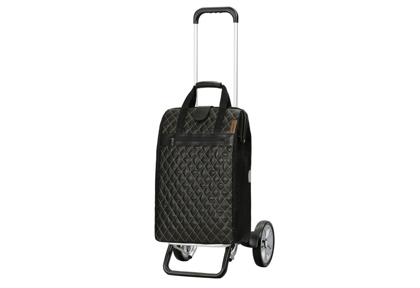Andersen Einkaufstrolley Alu Star Shopper Inra schwarz, klappbar, höhenverstellbar, belastbar bis 40kg, wasserabweisend von Andersen