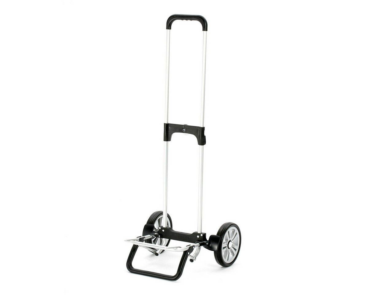 Andersen Einkaufstrolley Alu Star Shopper m. 20cm Flüsterrad, schwarz, klappbare Ladefläche, höhenverstellbar, belastbar bis 40kg von Andersen