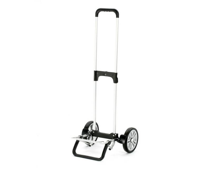 Andersen Einkaufstrolley Alu Star Shopper m. 20cm Flüsterrad, schwarz, klappbare Ladefläche, höhenverstellbar, belastbar bis 40kg von Andersen