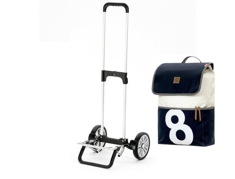 Andersen Einkaufstrolley Alu Star Shopper mit Tasche 360° Grad in Mole Nr. 2 oder Mole Nr. 8, Sehr Leicht von Andersen