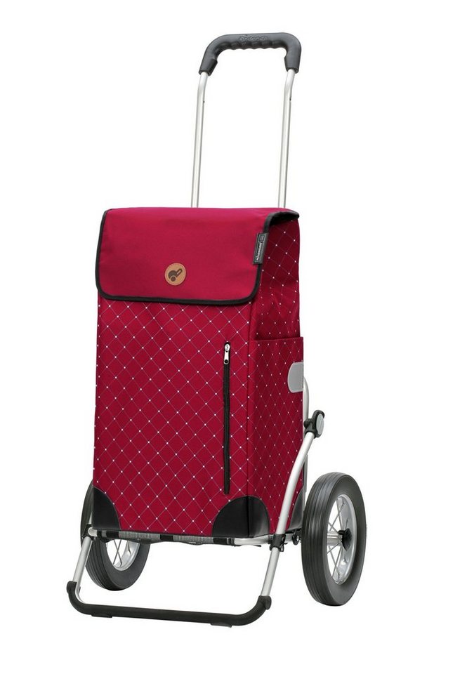 Andersen Einkaufstrolley Andersen Royal Shopper mit Tasche Sofia in Rot oder Anthrazit von Andersen