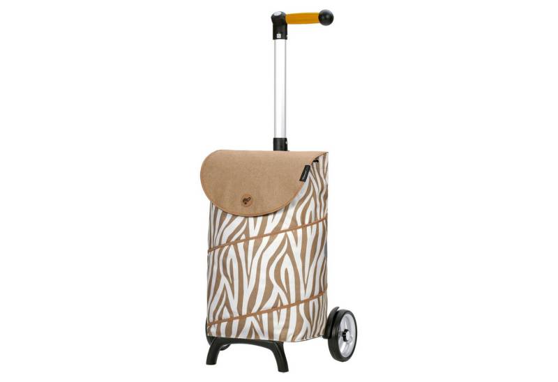 Andersen Einkaufstrolley Andersen Unus Shopper Fun Tyra - Einkaufstrolley 59 cm (zebra), 46 l von Andersen