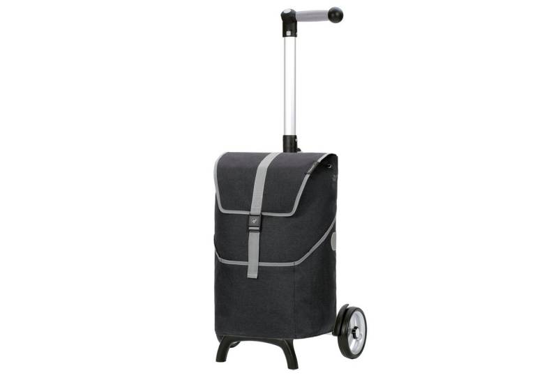 Andersen Einkaufstrolley Unus Shopper Fun mit Tasche Mikkel in Beige oder Schwarz, Made in Germany von Andersen