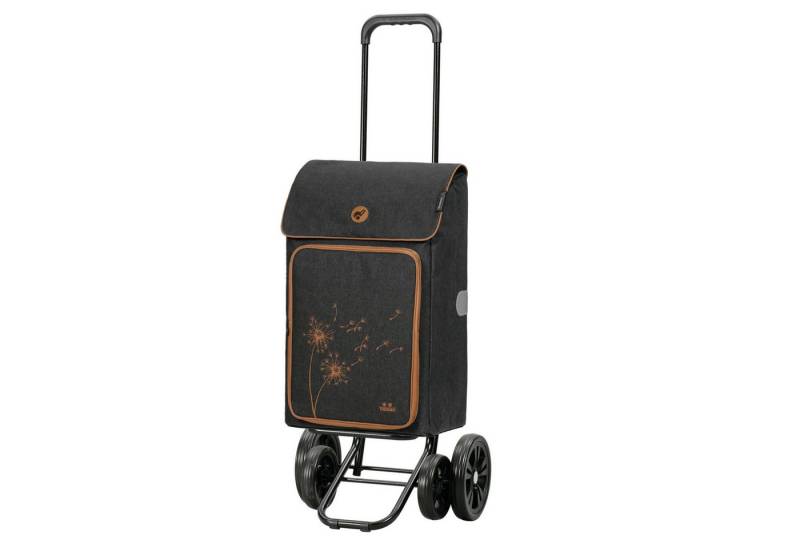 Andersen Einkaufstrolley Quattro Shopper Erbo schwarz, Thermo, klappbar, höhenverst., belastbar bis 50kg, wasserabweisend von Andersen