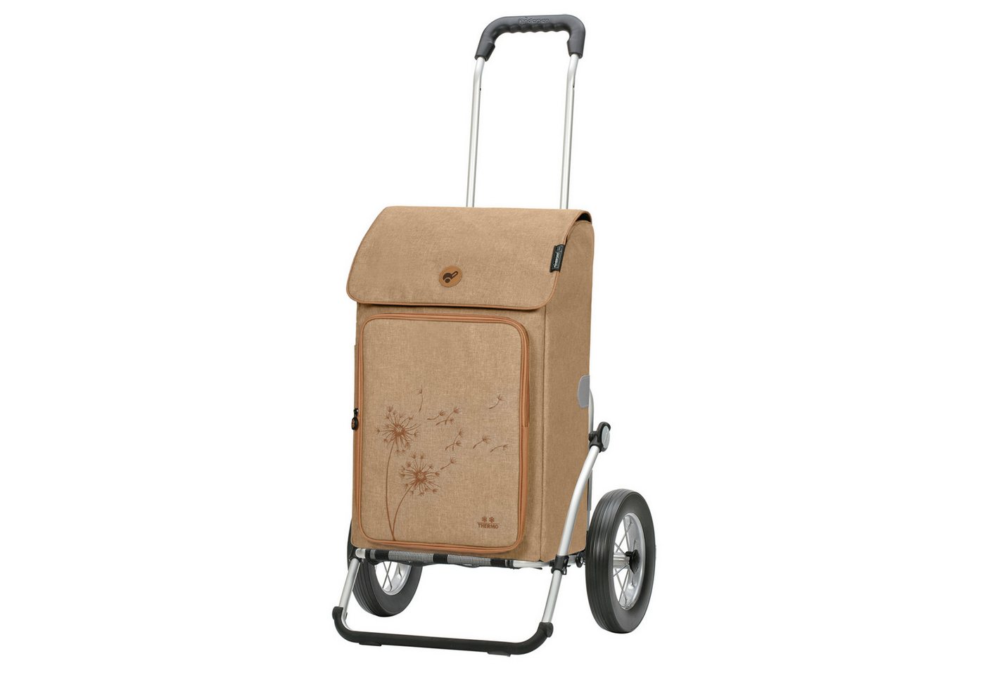 Andersen Einkaufstrolley Royal Shopper Erbo beige, Thermofach 4 Liter, klappbar, belastbar bis 50kg, wasserabweisend von Andersen