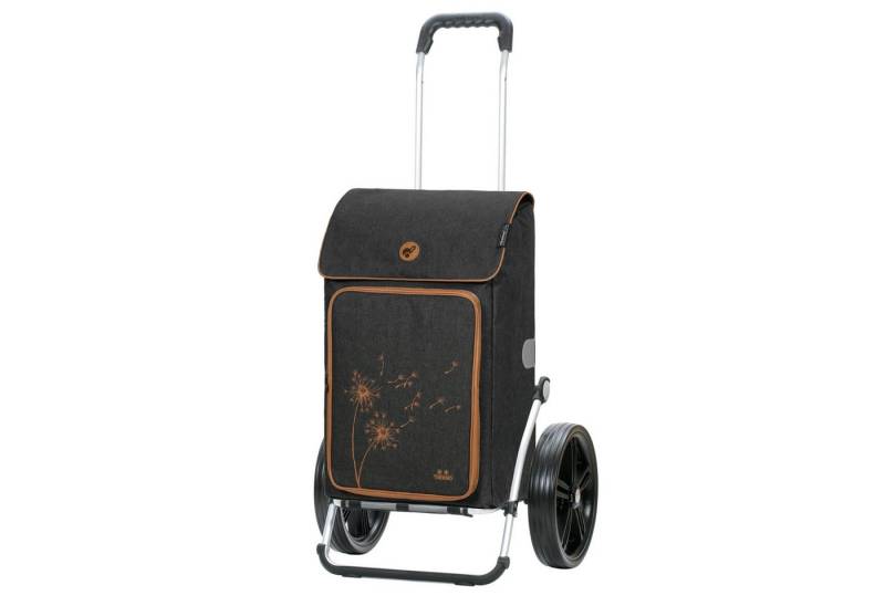 Andersen Einkaufstrolley Royal Shopper Erbo schwarz, Thermofach 4 Liter, klappbar, belastbar bis 50kg, wasserabweisend von Andersen