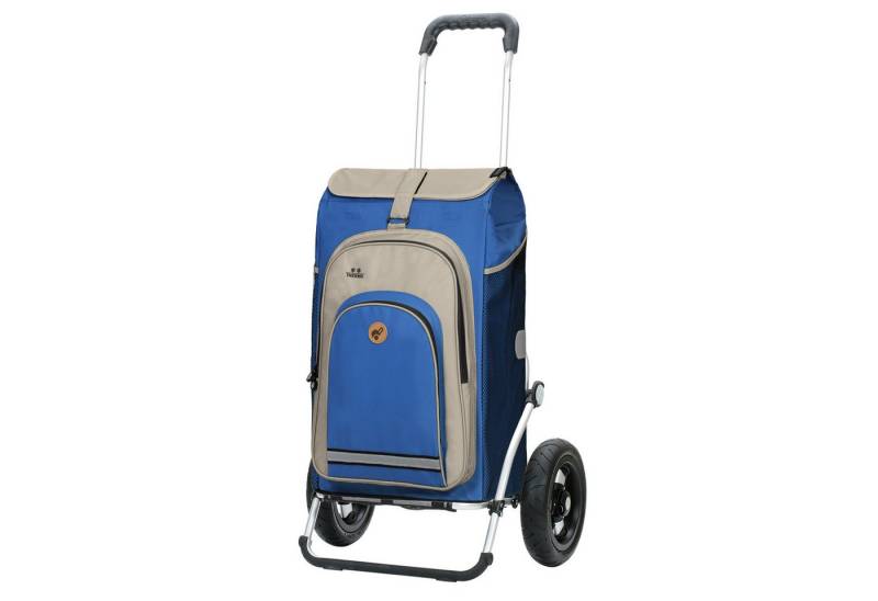 Andersen Einkaufstrolley Royal Shopper Hydro 2.1 blau, Thermofach 8 Liter, klappbar, belastbar bis 50kg, wasserabweisend von Andersen