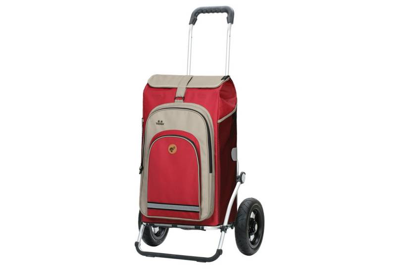 Andersen Einkaufstrolley Royal Shopper Hydro 2.1 rot, Thermofach 8 Liter, klappbar, belastbar bis 50kg, wasserabweisend von Andersen